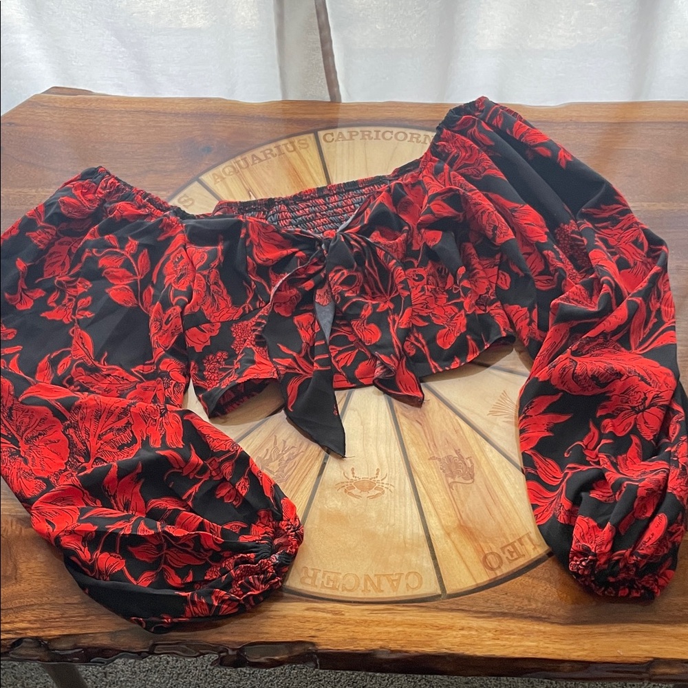 Floral Off-Shoulder Top